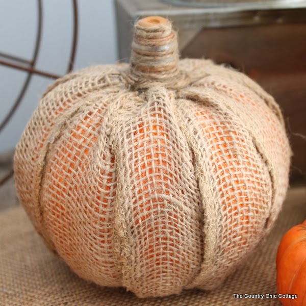 make your own burlap pumpkin, crafts, seasonal holiday decor