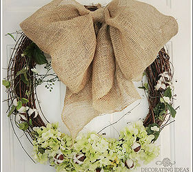 making a burlap bow, crafts