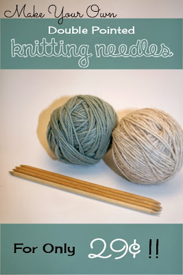 make your own double pointed knitting needles cheap