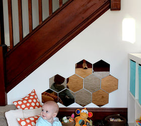 use your space under the stairs make a baby play area, entertainment rec rooms, stairs