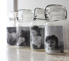 mason jar photo gallery, crafts, home decor, mason jars, repurposing upcycling