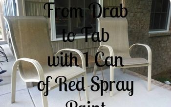 Cómo pintar con spray las sillas de exterior