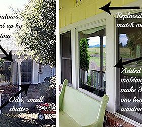 how to add cottage curb appeal no matter how old your house is, curb appeal, outdoor living, 3 Beef up window moldings