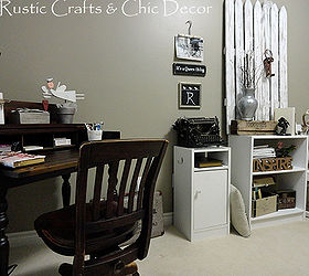 decorating my office vintage style, craft rooms, home decor, home office, painted furniture