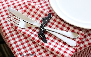 Sew Easy Tablecloth and Napkins