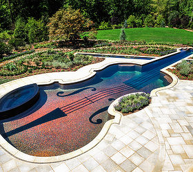 the violin pool, outdoor living, pool designs, spas, Cipriano Custom Swimming Pools and Landscaping Mahwah New Jersey