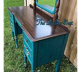 lovely painted vanity, chalk paint, painted furniture