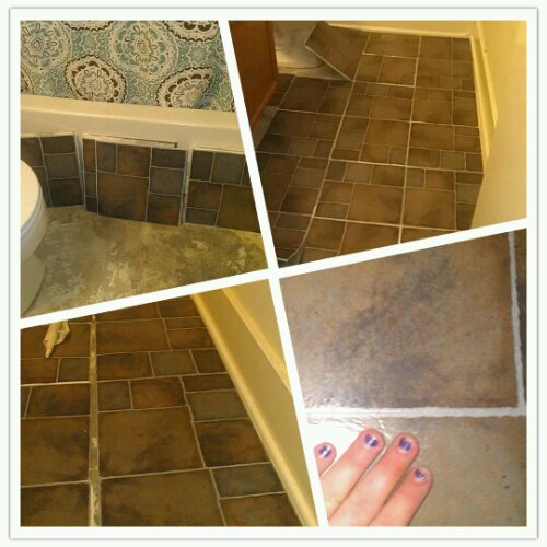 how to lay vinyl tile, bathroom ideas, diy, flooring, how to, tile flooring