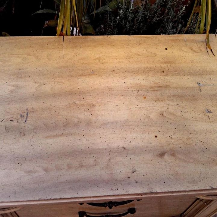 mesa auxiliar foxy woodland, Antes Vista superior
