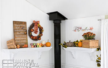 My Fall Decorated Double-Mantels -Sharing for Inspiration or Cheer