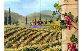 This is our newest reproduction mural release, Beyond the Arbor. Perfect for a kitchen or entryway.