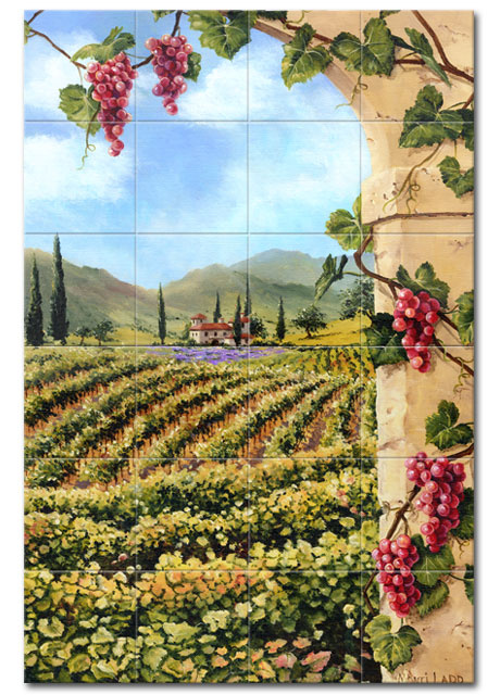 this is our newest reproduction mural release beyond the arbor perfect for a, home decor, kitchen design, painting, This is our newest reproduction mural release Beyond the Arbor Perfect for a kitchen or entryway