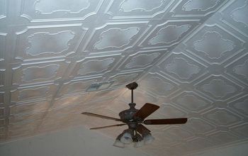 DIY - Affordable - Install Over Existing Popcorn Ceiling