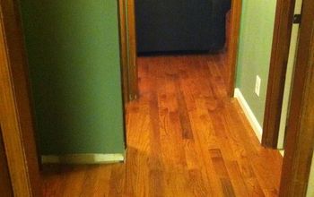 My fiance (a HUGE DIY'er) and I replaced the carpet with REAL Hardwood floors this fall.