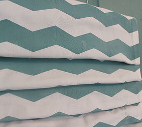 make a faux no sew roman shade and create your own chevron fabric, crafts, home decor, You can use any fabric you desire I created my own Chevron Fabric for my project