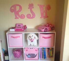 little girl room organization