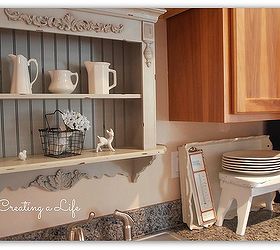 no budget adding vintage character to a contemporary kitchen, home decor, kitchen backsplash, kitchen design, kitchen island
