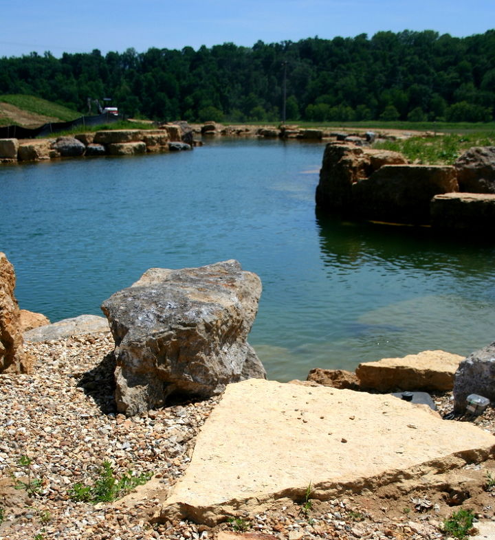 here s some photos of a large pond project in galena illinois by ponds inc of, outdoor living, ponds water features, Here s a photo of the pond we built in Galena Illinois Check out more in the album at or visit us at By Ponds Inc of Illinois