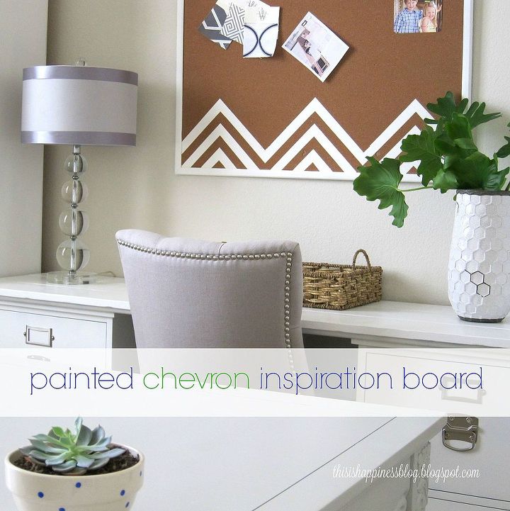 diy chevron inspiration board, crafts