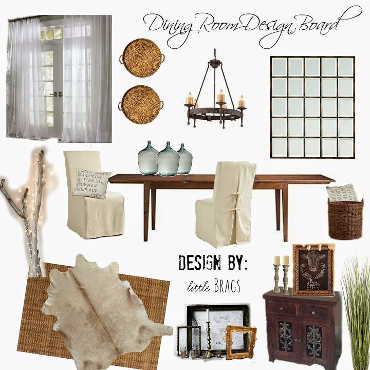 dining room design board, dining room ideas, home decor