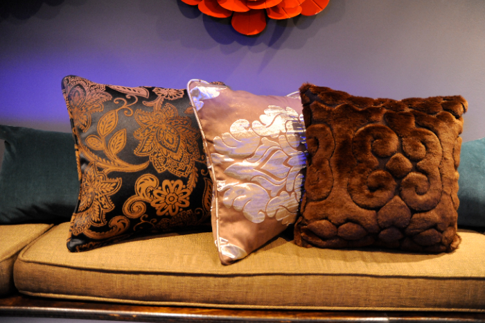 hey guys these are photos of my renovation for cbs better mornings atlanta shoot, home decor, these are Yamini s pillows