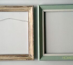 diy framed chalkboard, chalkboard paint, crafts, Two frames from a local antique store