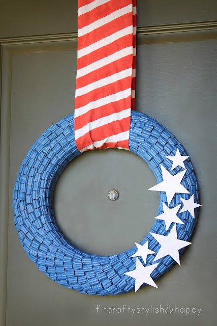diy 4th of july wreath ideas, crafts, doors, patriotic decor ideas, seasonal holiday decor, wreaths