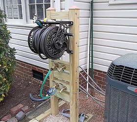 Hose Reel solution for yard and garden,outdoor faucet extension