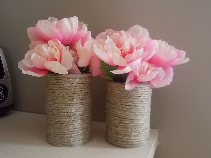things you can do with a tin can, crafts, Use as vase