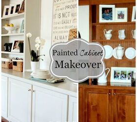 breakfast room cabinet refresh, home decor, kitchen design, painted furniture, painting