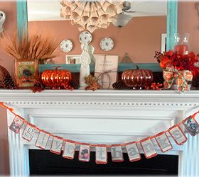 a thanksgiving mantel and last minute decorating tips thanksgiving, seasonal holiday d cor, thanksgiving decorations, A Thanksgiving Mantel