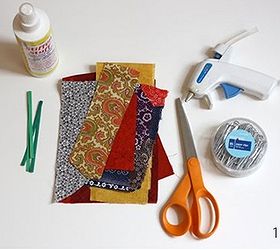 easy diy ribbon bookmarks, crafts, You need paper clips glue gun scissors small pieces of fabric