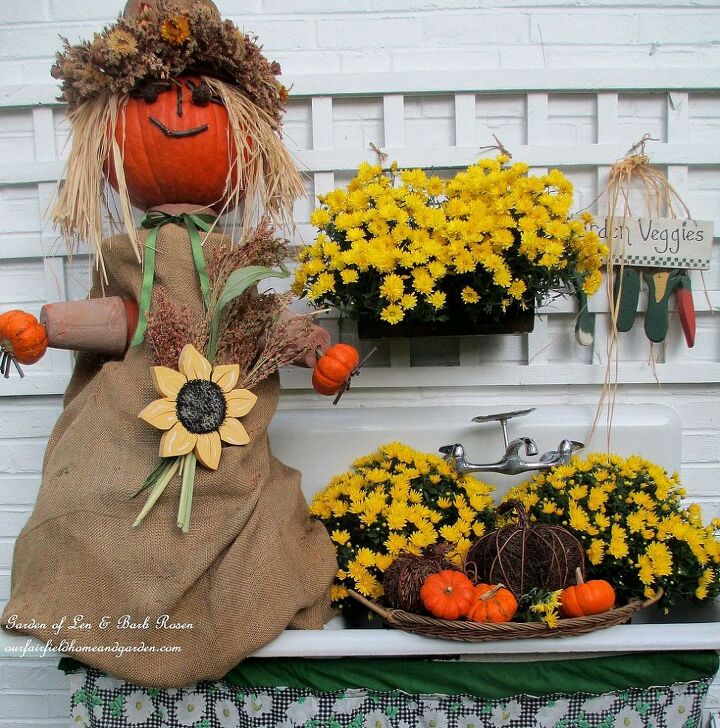 join us for a fall gardening chat, container gardening, flowers, gardening, Barb recently posted about her fall garden