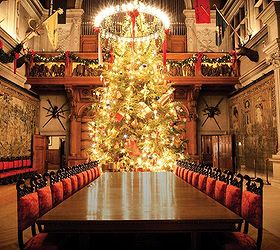 one of my favorite garden spots to visit is biltmore estates in asheville nc the, christmas decorations, gardening, seasonal holiday decor, A 34 foot Fraser fir spends the holidays in the 72 foot high Banquet Hall adorned with 500 lights
