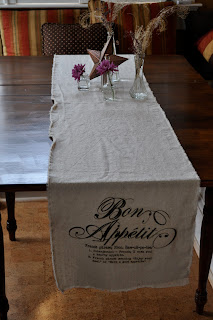 easy muslin table runner, crafts, home decor, All done