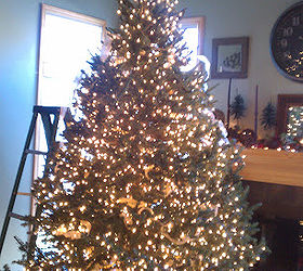 glowing christmas tree decorating ideas and how to guide, seasonal holiday d cor, Next step is the Ribbon