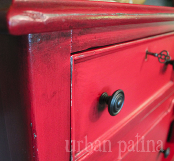 antique dresser makeover, painted furniture