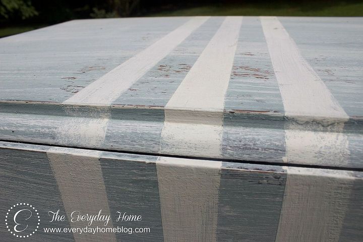 how to create a french grain sack painted table, chalk paint, painted furniture