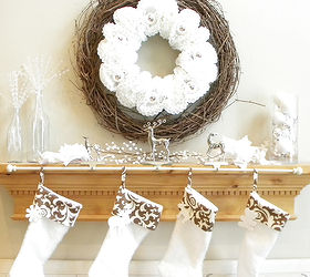 solution for hanging multiple stockings, seasonal holiday decor
