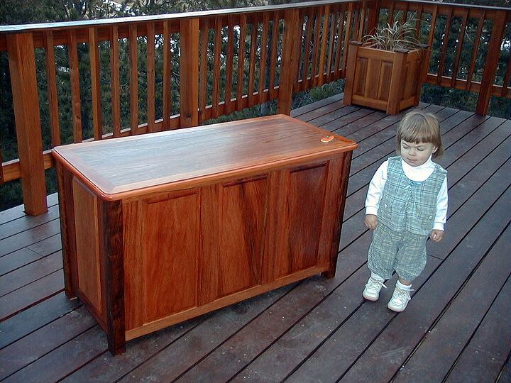 blanket chest, painted furniture, woodworking projects, Toy box for a little girl