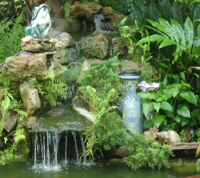 hide aways for fish but useful for us, outdoor living, pets animals, ponds water features, water fall this year