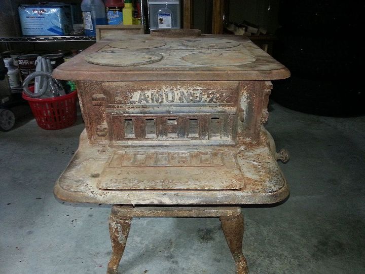 how to restore an old cast iron wood burning stove