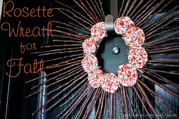 fall rosette wreath tutorial, crafts, doors, seasonal holiday decor, wreaths