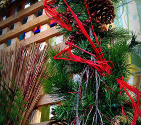 simply seasonal burlap decor, christmas decorations, crafts, seasonal holiday decor, wreaths, Rustic garland