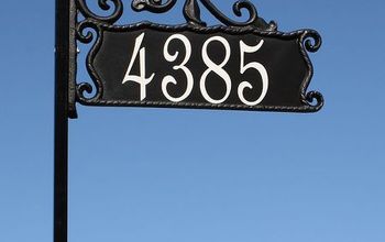 Boardwalk on a 48in Pole Address Signs