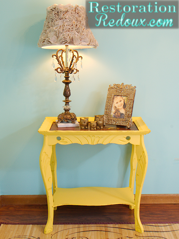 how chalkpaint transformed a vintage table, painted furniture, After