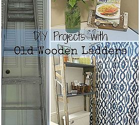 two upcycled projects from one old ladder