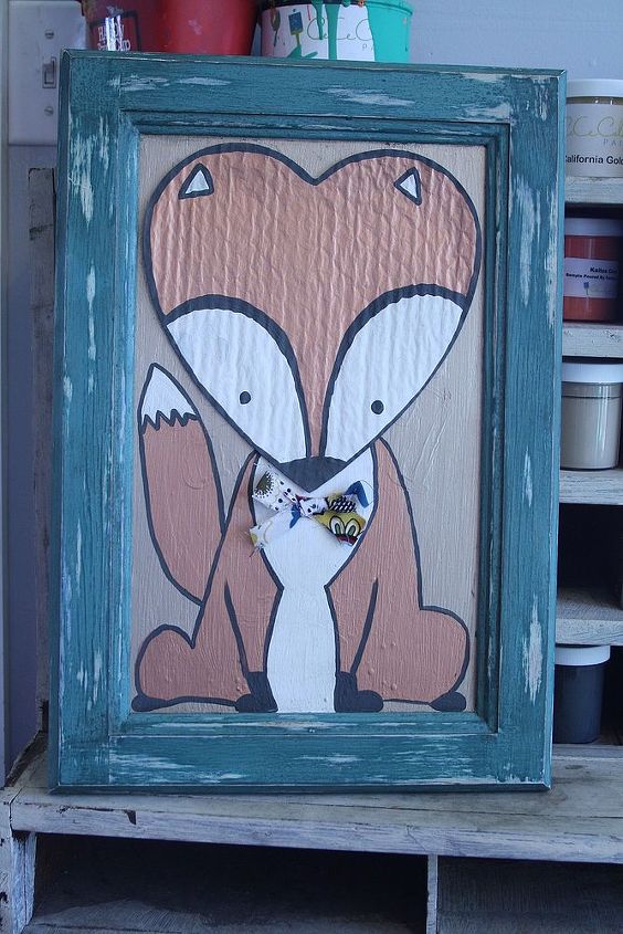 foxy lady valentine s style, crafts, seasonal holiday decor, valentines day ideas, All done and looking happy in it s new home