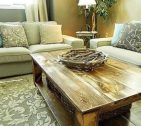 DIY  Rustic Coffee Table with Storage in About 3 or 4  Days