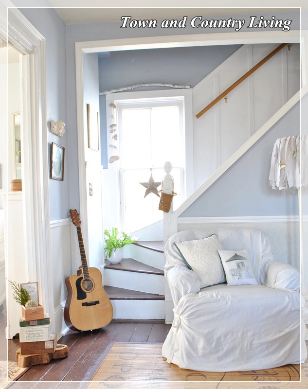 the secret to dealing with quirky room challenges, home decor, The window in the stairwell is not curtained so that ample light will fill the room